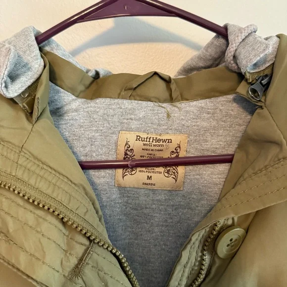 Ruff Hewn Green Puffer Vest - Picture 3 of 3